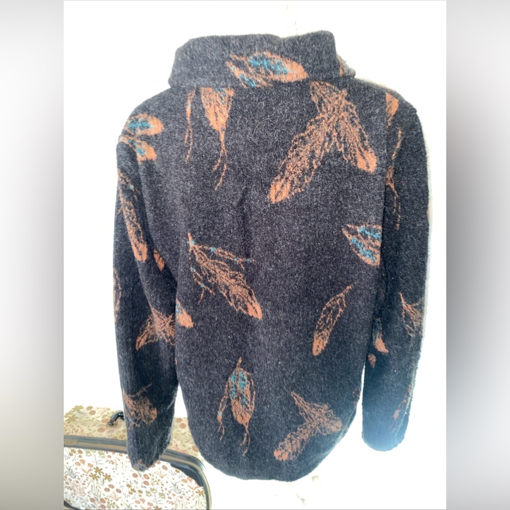Bear Ridge Outfitters Zip-up Fleece Jacket Men’s Size XL Made In USA Wool Blend - Picture 3 of 10